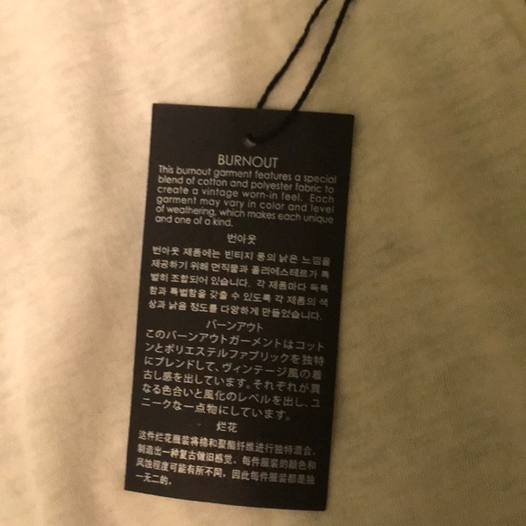 NWT Forever21 burnout baseball tee - Picture 4 of 4